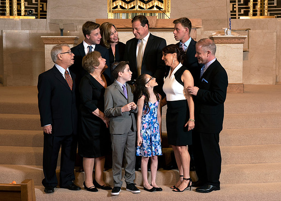 Large Family Group at Temple De Hirsh Seattle