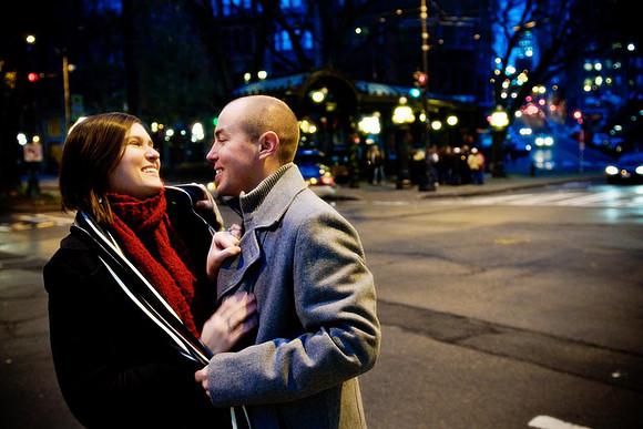 Pioneer Square Engagement  Seattle Washington