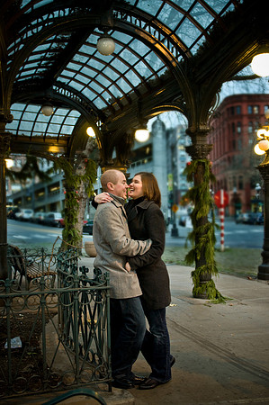 Pioneer Square Engagement  Seattle Washington